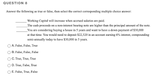 Maybe you would like to learn more about one of these? Question 8 Answer The Following As True Or False Chegg Com