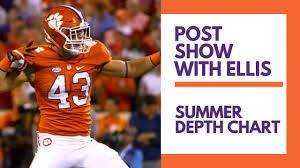 clemson summer depth chart chad smith