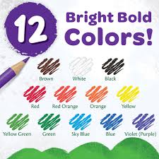 Signup to get the inside scoop from our monthly newsletters. Crayola Colored Pencil Set Assorted Colors 12 Count School Supplies Beginner Child Walmart Com Walmart Com