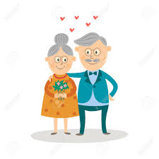 Milhares de desenhos gratis online. Vector Casal De Idosos No Amor Namorando No Dia Dos Namorados Carateres Grisalhos Dos Desenhos Animados No Embrasing Da Roupa Ocasional Homem Que Da O Ramalhete Das Flores A Mulher Ilustracao Isolada