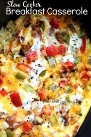 Over 20 Christmas And New Years Morning Slow Cooker Crock Pot Breakfast Re Slow Cooker Breakfast Slow Cooker Breakfast Casserole Crockpot Breakfast Casserole