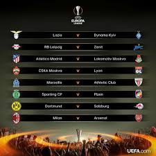 Hasil skor liga europa league lask 0:5 mancester united frankfurt 0:3 basel basaksehir 1:0 kobenhavn rangers 1:3. Arsenal Jumpa Milan Ini Hasil Drawing 16 Besar Liga Europa Bola Net