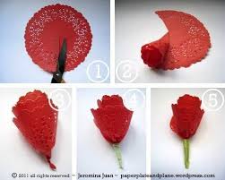 Maybe you would like to learn more about one of these? Perfeito Panos Artesanato Rosa De Papel Toalha Rendada De Papel