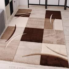 Ähnlich wie bei möbeln oder dekor verleihen sie ihrem lieblingszimmer mit. Paco Home Designer Teppich Mit Konturenschnitt Karo Muster Braun Beige Grosse 160x230 Cm Amazon De Kuche Haushalt