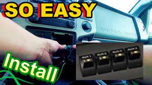 The auxiliary upfitter switch wires aren't typically the wires you will clearly see right bellow the driver side steering column. How To Install Ford Upfitter Switches So Easy Youtube