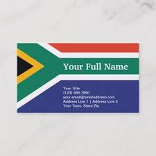 South Africa Plain Flag Business Card Zazzle Com Africa South Africa South Africa Flag