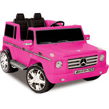 Kid Motorz 12v Mercedes Benz G55 Amg Two Seater Ride On Pink Walmart Com Mercedes Benz Toy Cars For Kids Ride On Toys