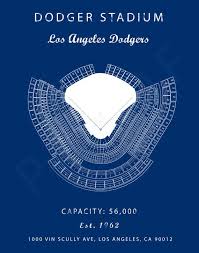 Dodger Stadium Seating Chart Los Angeles Dodgers Dodger