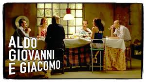 Aldo, giovanni e giacomo, massimo venier, paolo cananzi, walter fontana, graziano ferrari. La Cena Chiedimi Se Sono Felice