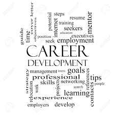 career development word cloud concept