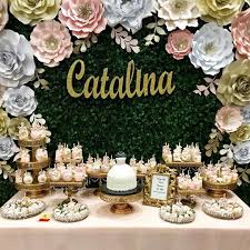 Quinceanera Dessert Table Quinceanera Decorations Quinceanera Pink Dessert Table Birthday
