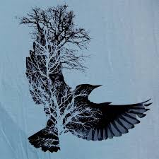 Bird Tree Nature Men S T Shirt Graffiti Hipster Street Art Banksy Tee Sky S Xl Street Art Banksy Black Bird Tattoo Tree With Birds Tattoo