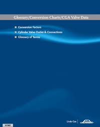 Glossary Conversion Charts Cga Valve Data Conversion