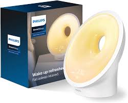 Amazon Com Philips Smartsleep Sleep And Wake Up Light Simulated Sunrise And Sunset Multiple Lights And Sounds Relaxbreathe To Sleep Hf3650 60 Health Personal Care