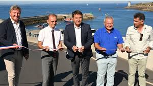 Photo Le Conquet. La rampe Sainte-Barbe a t inaugure lundi