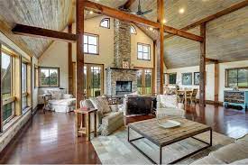 A dormer can also be installed in the center of the hip roof for additional living space. Callicoon Modern Barn Awash In Natural Light Modern Rustic Details