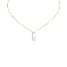 Add fur or embellishments for an. Messika Rose Gold With Diamonds Necklace Move Addiction Pave By Gigi Hadid 6605mk6814 Pg Pere Quera 1887