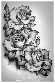 Flowers Rose Drawing Tattoo Rose Tattoos Rose Tattoo Design