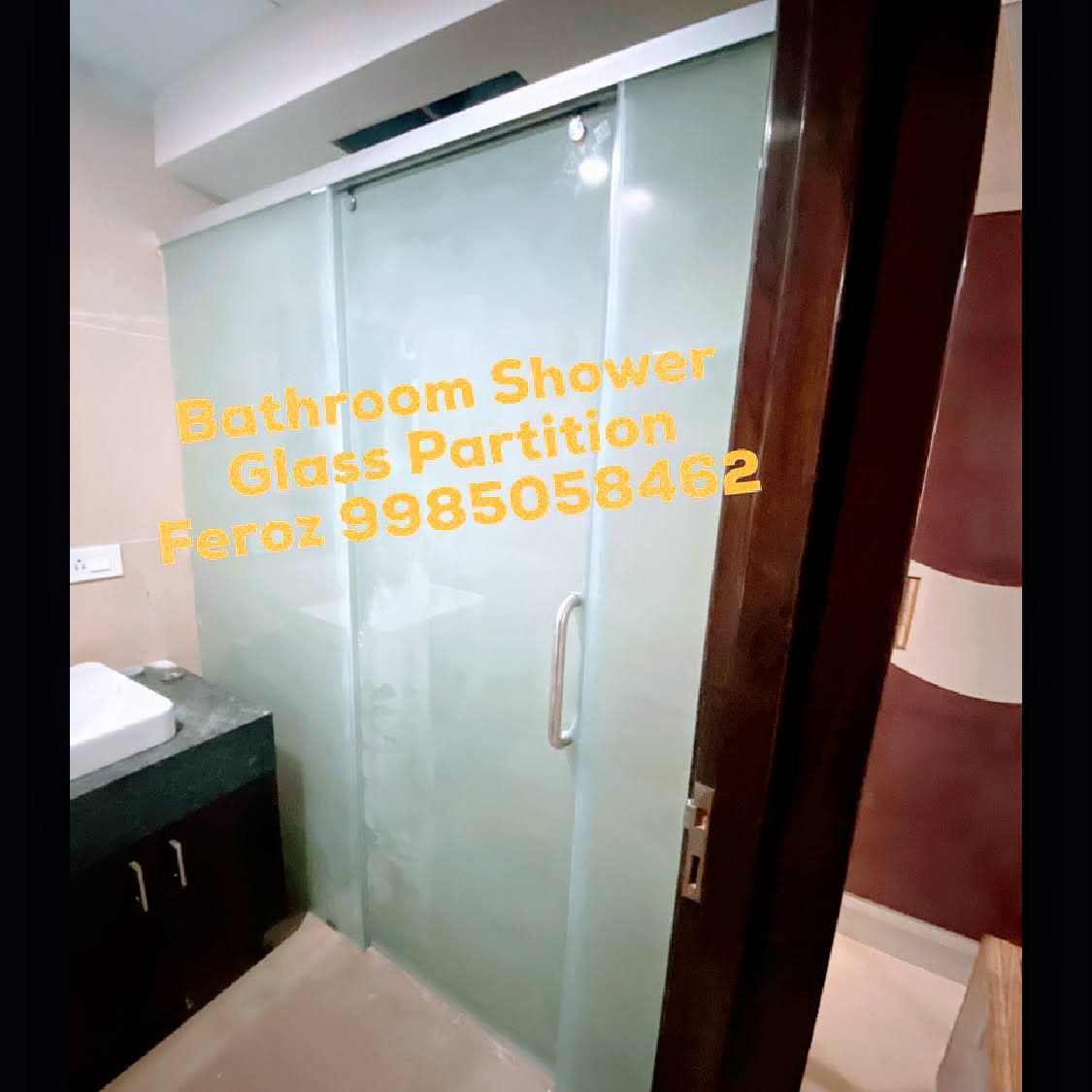 Bathroom Sliding Glass Patition product image