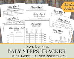 Baby Steps Progress Tracker Printable Planner Pages In A4