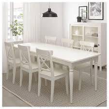 Ingatorp Table Extensible Blanc 155 215x87 Cm Ikea Salle A Manger Ikea Table A Rallonge Meuble Salle A Manger