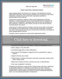 Sample Business Casual Dress Code Policy Lovetoknow