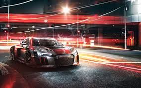 If you're in search of the best audi r8 wallpaper, you've come to the right place. Download Wallpapers Audi R8 Lms Night Street 2019 Cars Traffic Lights Racing Cars Supercars Tuning Audi For Desktop Free Pictures For Desktop Free