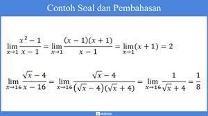 We did not find results for: Limit Fungsi Aljabar Definisi Sifat Metode Trigonometri Teorema