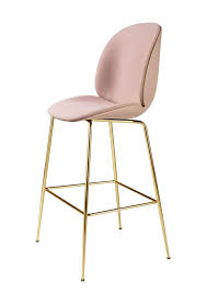 Gubi Beetle Bar Chair Front Upholstered By Gamfratesi Banqueta Bar Banco De Bar Banqueta