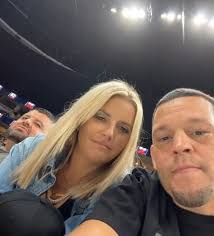 Nate Diaz and his wife photo appreciation