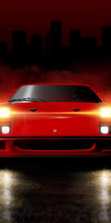 1080x2160 Gran Turismo 6 Ferrari Headlight Glow Wallpaper Sports Car Ferrari Ferrari F40