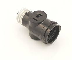 Light Socket To Outlet Adapter Perfect For Workshops And Garages