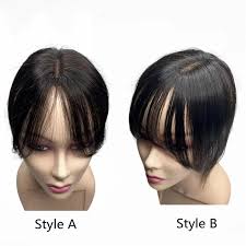 Topper per Capelli da Donna Topper in pizzo svizzero da 25,4 cm con  frangia, toppers