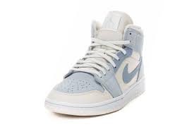 Nike air jordan 1 mid blue. Nike Air Jordan 1 Mid Bone Blue Sneaker Releases Dead Stock
