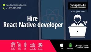 Let's discuss the qualities which an indian software developer possesses Hire React Native Developer From Synapseindia Who Have A Very Good Knowledge Of Working On Usa Bas Mobile App Development Companies App Development Development