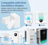 Amazon.com: Gazeer Paquete de 48 almohadillas aromáticas humidificadoras  compatibles con humidificadores Dreo HM306, HM311/311S, HM512S/612S, HM524,  ...