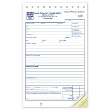 The job work order form can be used as an invoice or as a work order estimate. Hvac Work Order 3 Part Form Carbonless Copies Small 5 1 2 X 8 1 2 Personalized Preprinted Designsnprint