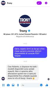 Sfida subito gli esperti sky sui pronostici della serie a. Playstation 5 Anche Trony Conferma Nessuna Disponibilita Da Qui Al Natale