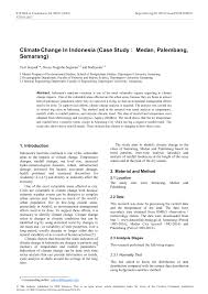 Diskon besar untuk hotel & akomodasi di semarang, indonesia. Pdf Climate Change In Indonesia Case Study Medan Palembang Semarang