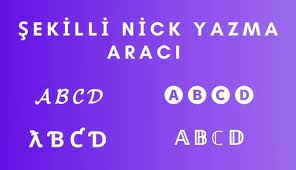 Sekilli Nick Yazma Ve Havali Nick Olusturucu Yazma Semboller Hile