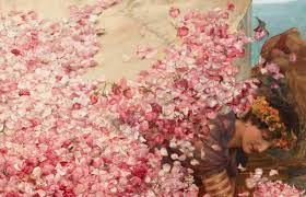 The roses of heliogabalus is an artwork on useum. On Twitter Details From The Roses Of Heliogabalus Lawrence Alma Tadema