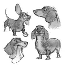 Natalia On Instagram Dachshund The Next Will Be A Shepherd Stilisation Animalart Dachs Dachshund Painting Dachshund Drawing Dachshund Illustration