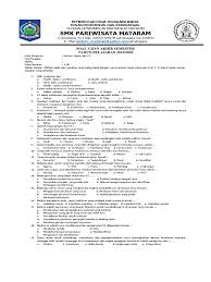 Contoh soal higiene sanitasi 2015 1. Sanitasi Kelas 3