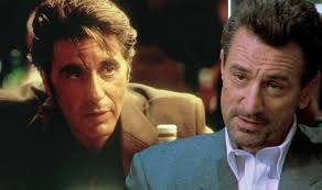 In Heat (1995) the director made the controversial choice to cast the same  actor as both Lt Vincent Hanna and Neil McCauley. This is a reference to  how my girlfriend can't tell