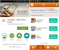 Tukar poin 3 dengan kuota data internet. Popslide 3 2 4 1 Apk Free Aplikasi Penghasil Pulsa Gratis Terbaik For Android