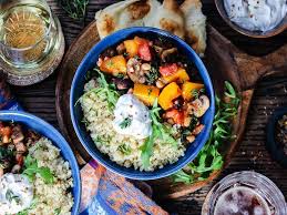You could serve this with rice or couscous if you didn't want to dip bread in it. Moroccan Butternut Squash Stew With Quinoa Give It Some Thyme