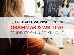 35 Printable Grammar Worksheets That Improve Students Writing At Home