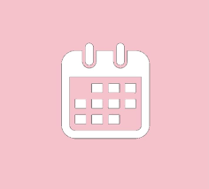 Pale Pink Calendar Icon En 2020 Icone Iphone Rose Icone