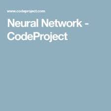 Neural Network Codeproject Popup Menu Deep Learning Networking