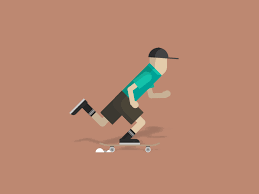 Skateboard Loop Motion Design Animation Motion Graphics Inspiration Character Design Animation